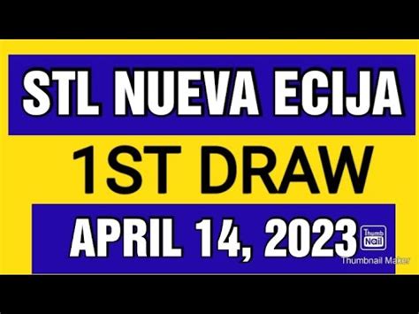 stl result today nueva ecija|STL RESULT TODAY, Saturday, April 13, 2024 .